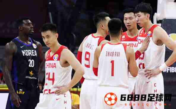 中国男篮对战韩国以77-73获胜，郭艾伦拿下16分
