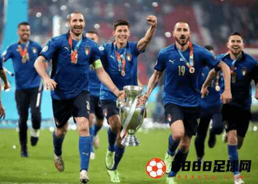 意大利夺得2020欧洲杯冠军，在点球大战以3-2胜出